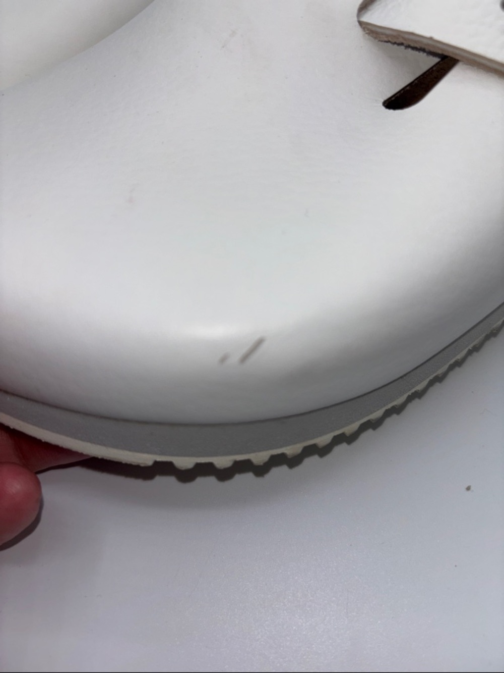 Birkenstock White Boston Clogs - Picture 13 of 14